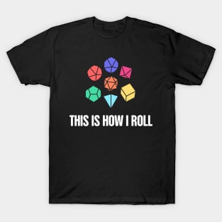 Roleplaying Game Dice | Board Gaming Graphic T-Shirt